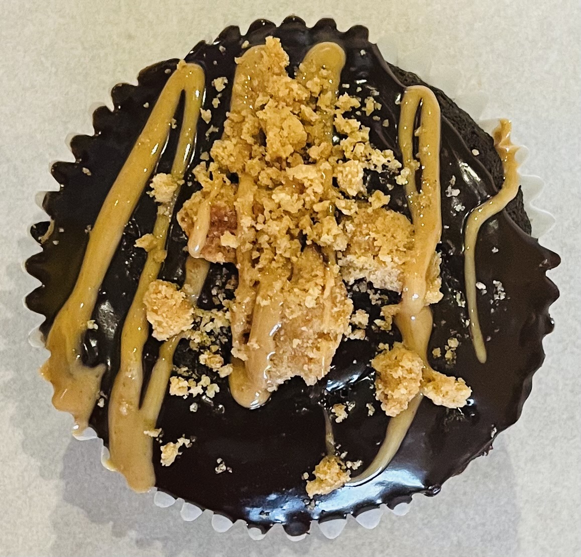 A chocolate and peanut butter pastry from Passion Pie Cafe